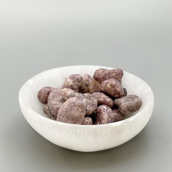 Lepidolite Tumbled Stone, Pocket Stone (1 Stone Per Order) - Picture 7 of 9